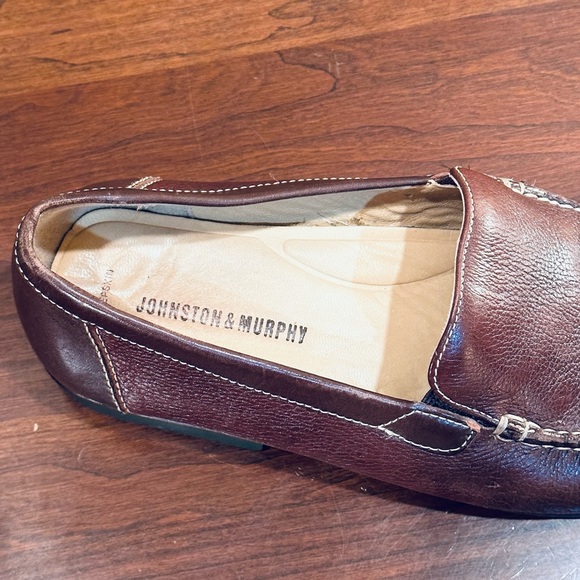 🌟HP🌟Johnston & Murphy Creswell Moc Toe Slip On Loafers Sheepskin Brazil 8.5 M - Picture 6 of 12